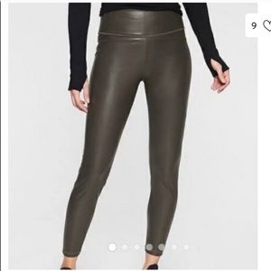 Athleta All Over Gleam Faux Leather Legging Tights